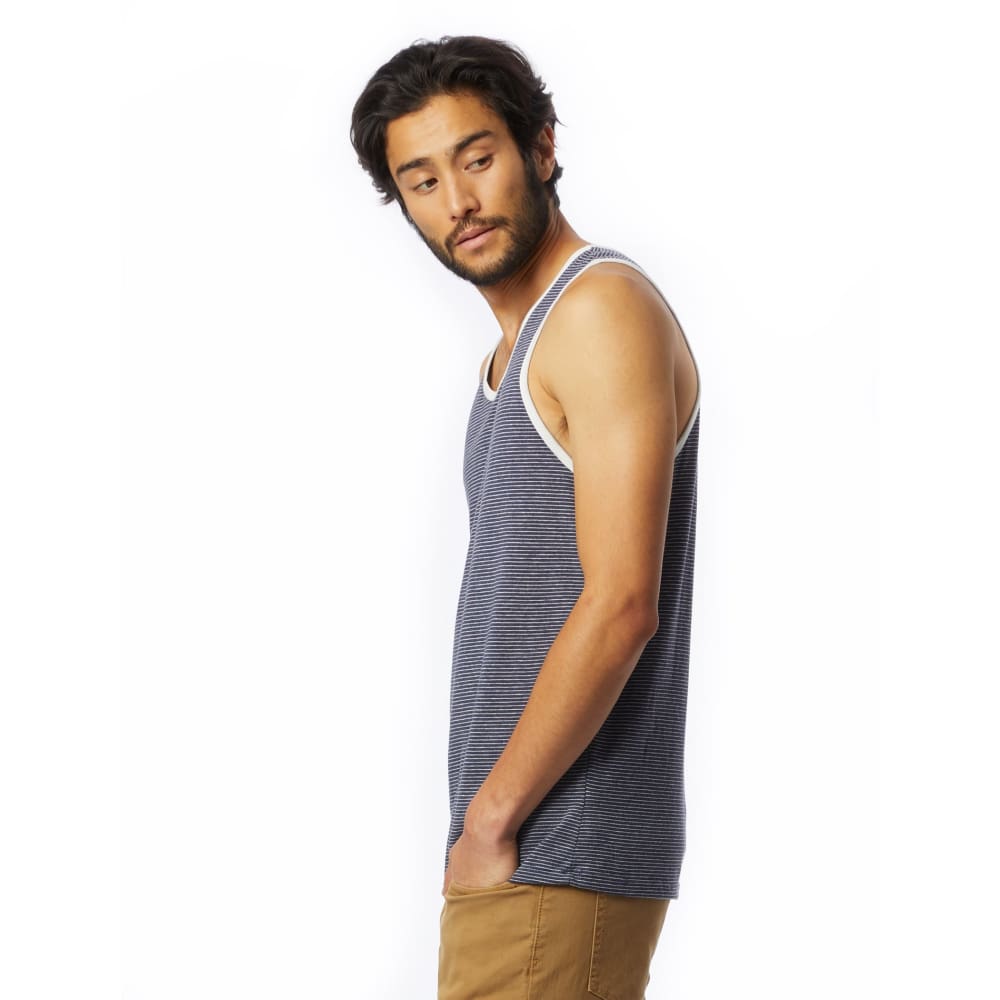 AA Eco-Jersey Tank Top Men Marine - Clothing