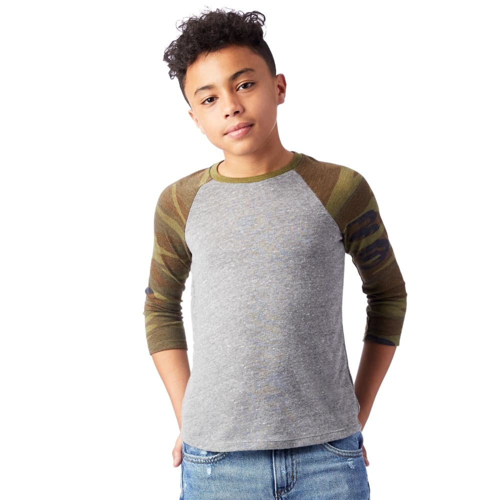 AA Shirt Youth Baseball Eco-Jersey - Camouflage / YTH X-Small - Clothing