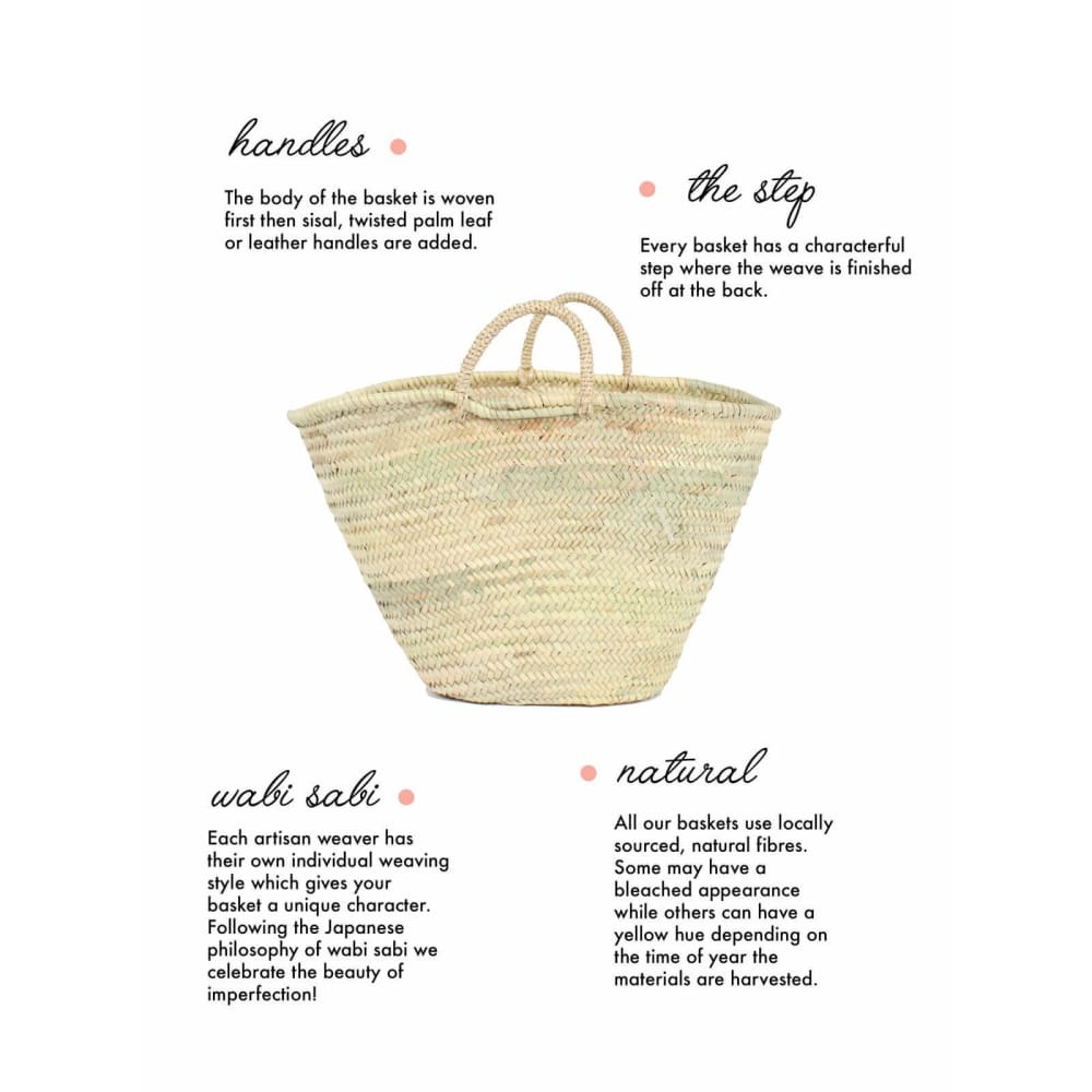 B Wave Tote Basket - Accessories
