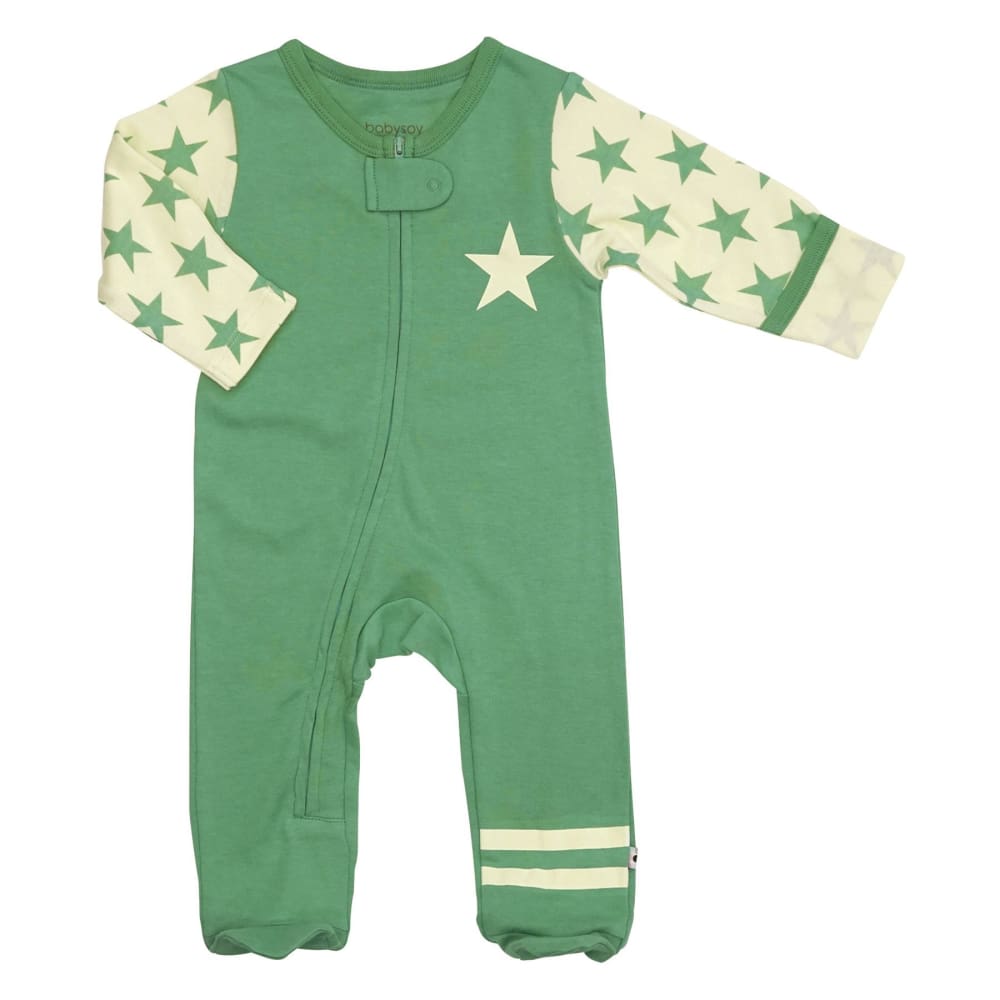 BSI All-Star Zipper Footie - Dragonfly / 0-3 Mths - Clothing