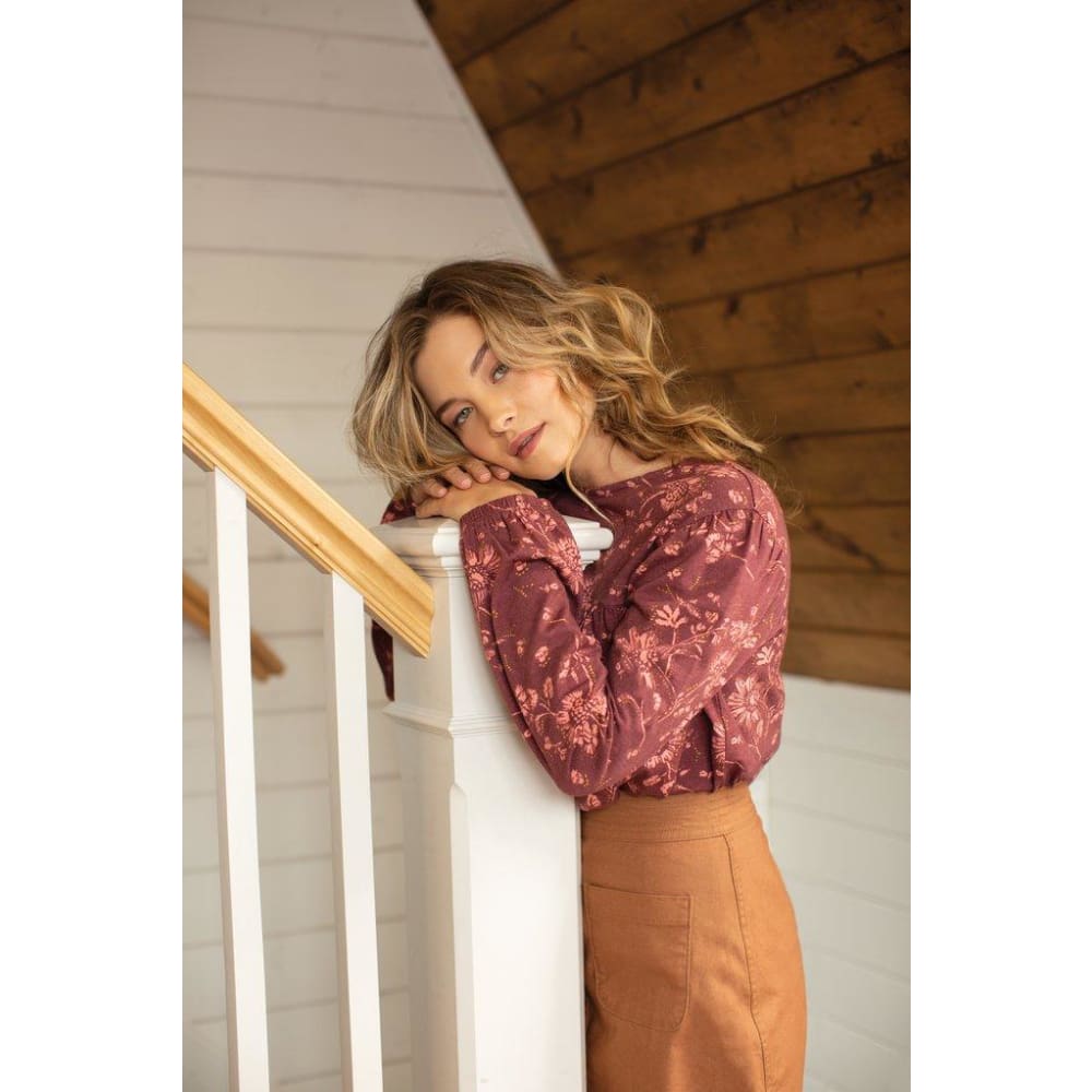 S Floral Arabella Top - Clothing