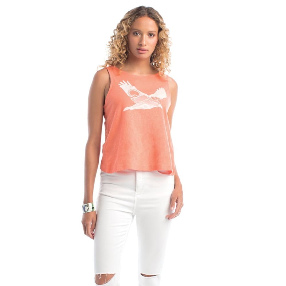 S Tank Bird Spirit - Coral / X-Small - Clothing