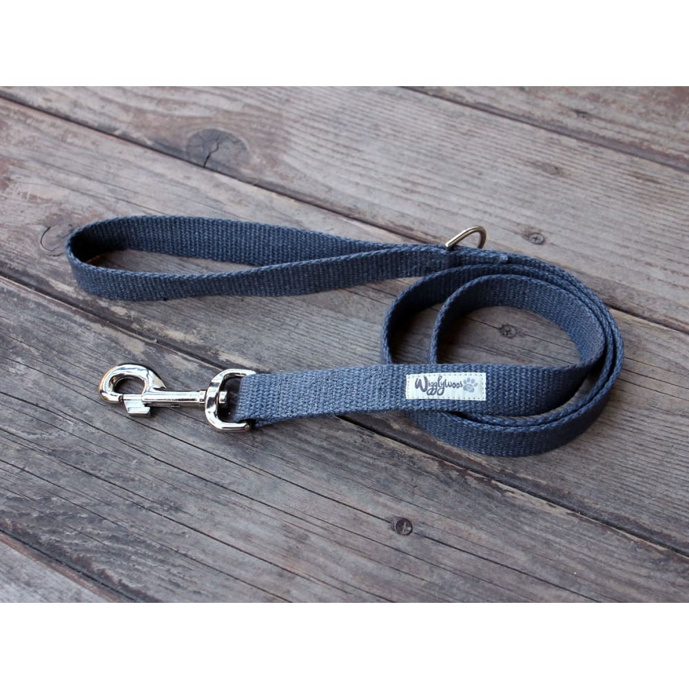 WW Blue Leash Flat Hemp