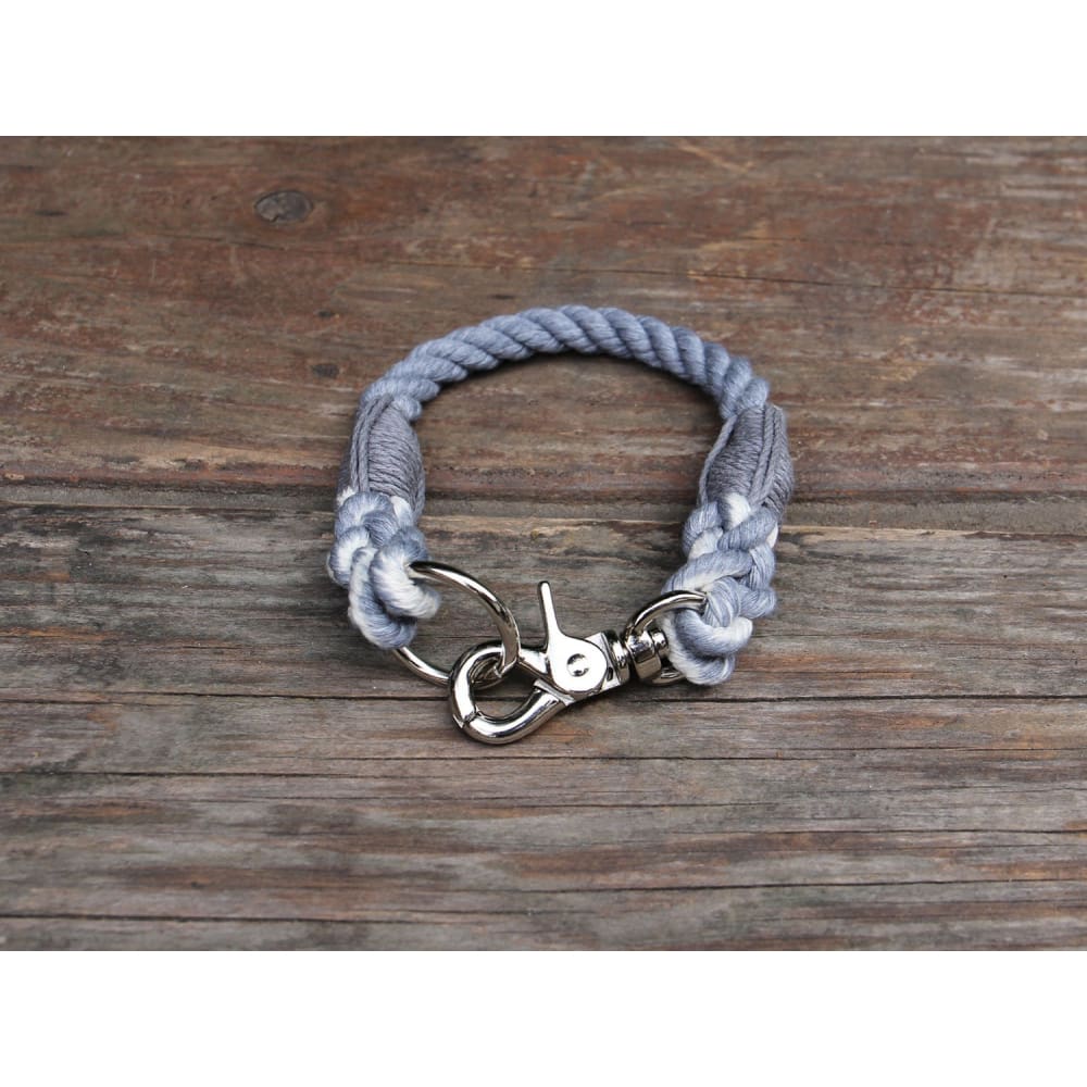 WW Collar Organic Cotton Seaside Blue - Slate / 13 - Dogs