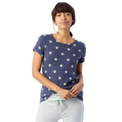 AA Eco-Jersey T-Shirt Ideal Printed - Stars / X-Small - Clothing