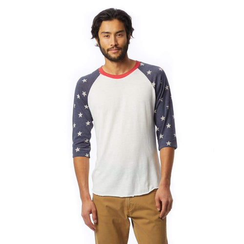 AA Shirt Baseball Eco-Jersey - Stars / X-Small - Clothing