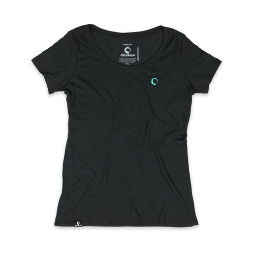 AB Shirt Scoop Neck Triblend - Black / X-Small - Clothing