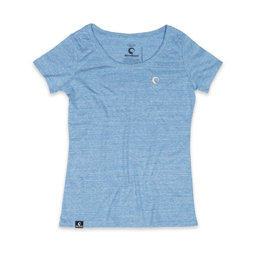 AB Shirt Scoop Neck Triblend - Blue / X-Small - Clothing