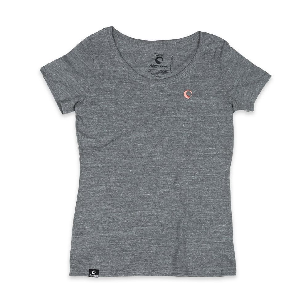 AB Shirt Scoop Neck Triblend - Gray / X-Small - Clothing
