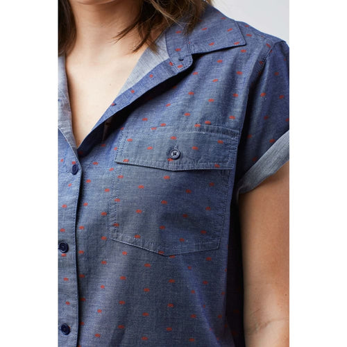 UB Highland Bison Button Down S/S Women - Clothing