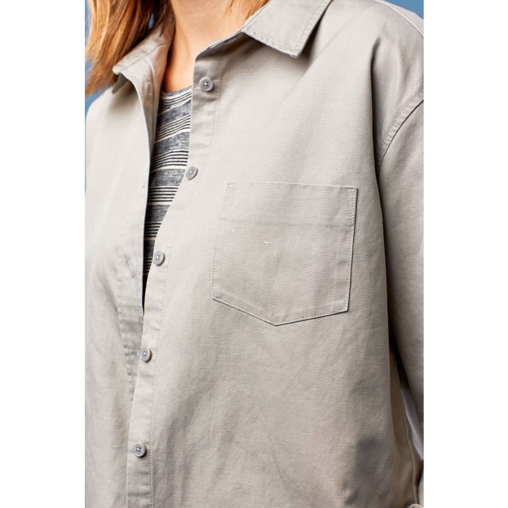 UB Shirt Women Long Sleeve Canvas - Clothing